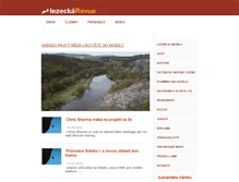 Tablet Screenshot of lezeckarevue.cz